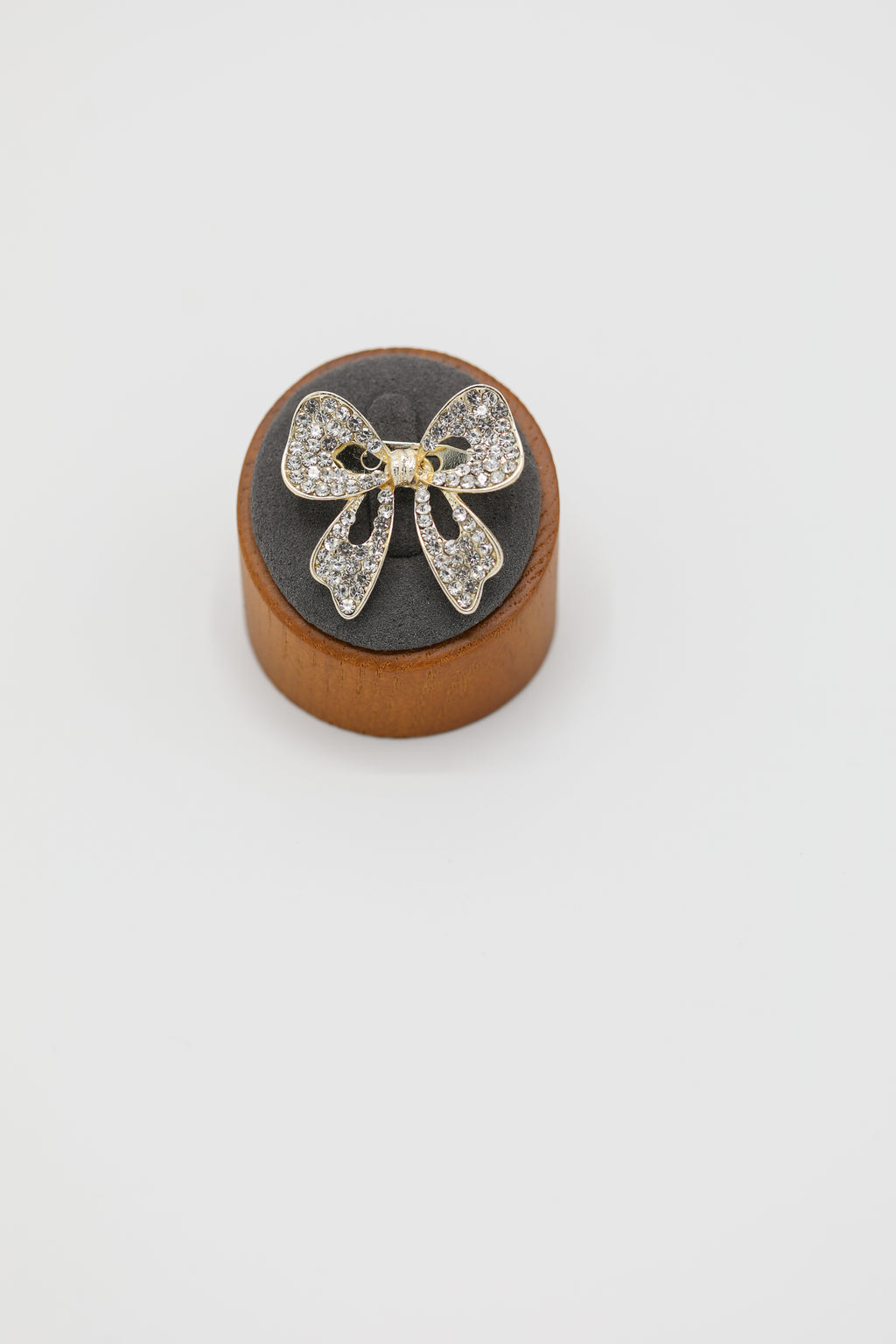 Silver Rhinestones & Gold Tone Brooch Pin
