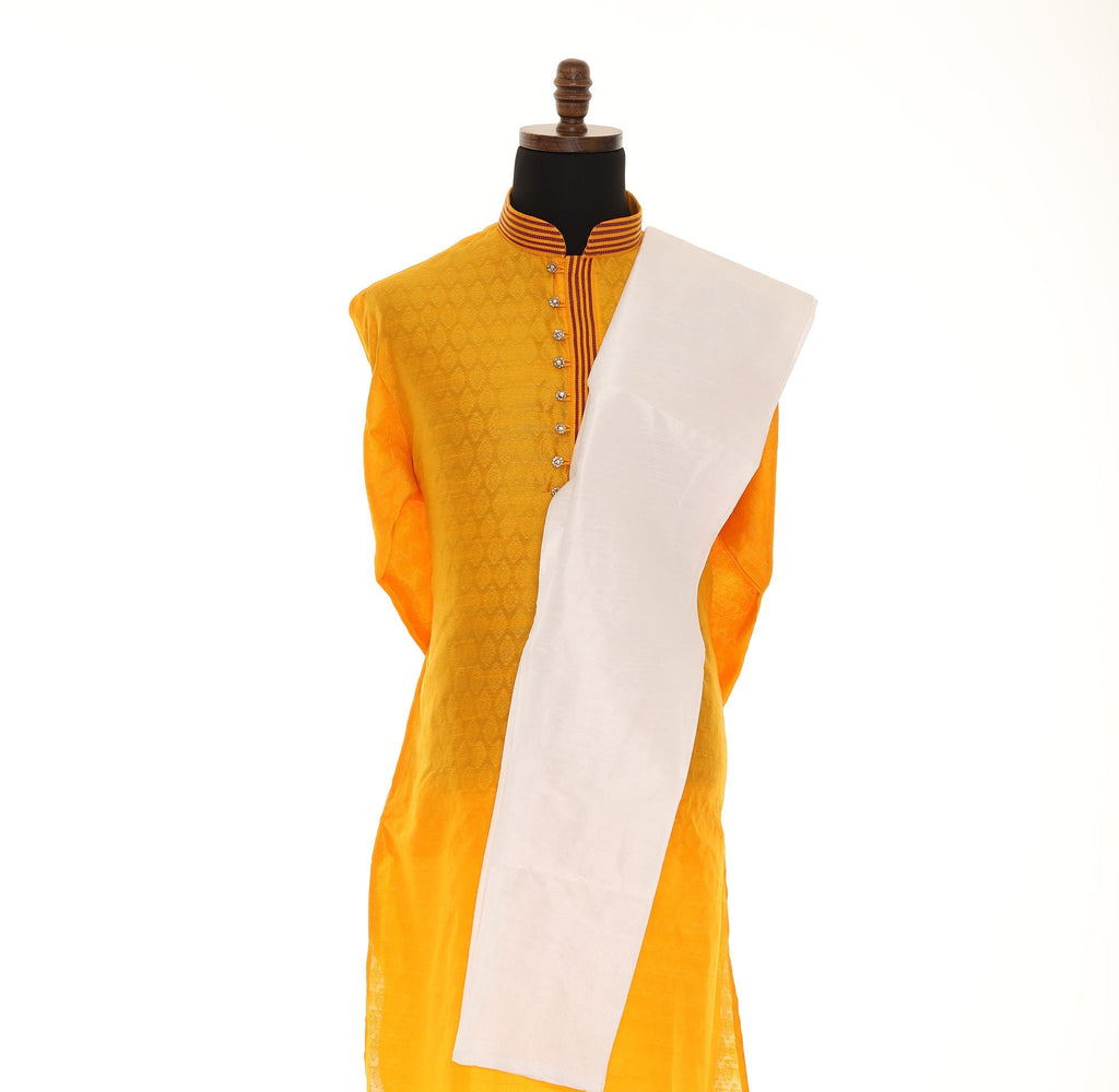 Men's Readymade Silk Jacquard Kurta Pajama