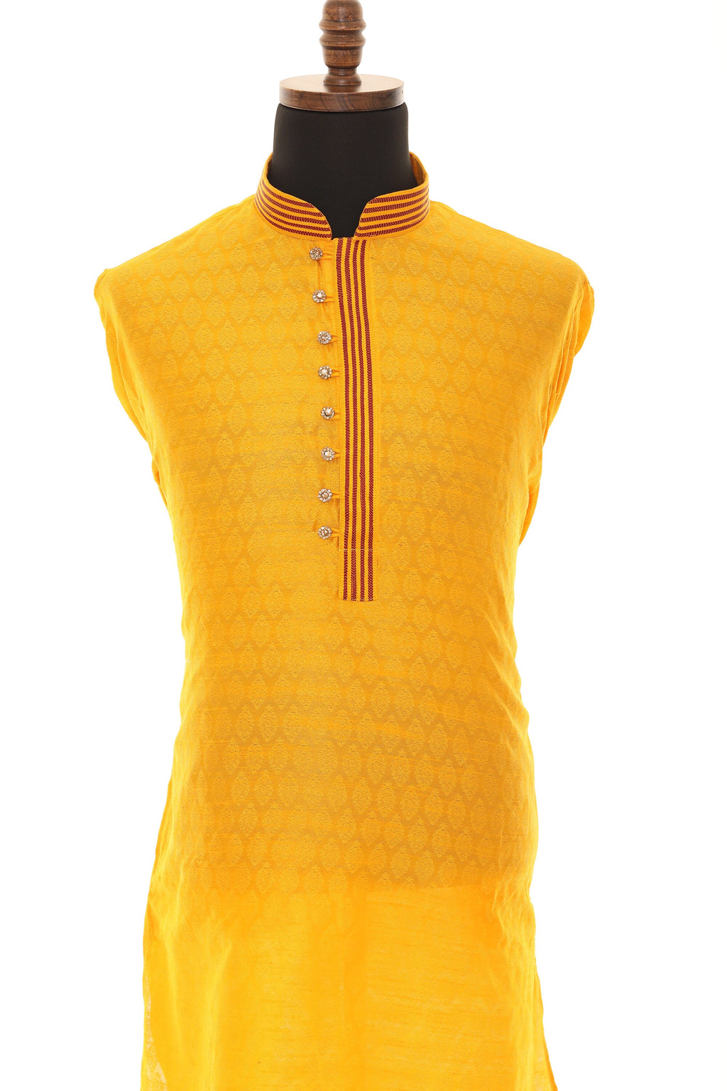 Men's Readymade Silk Jacquard Kurta Pajama