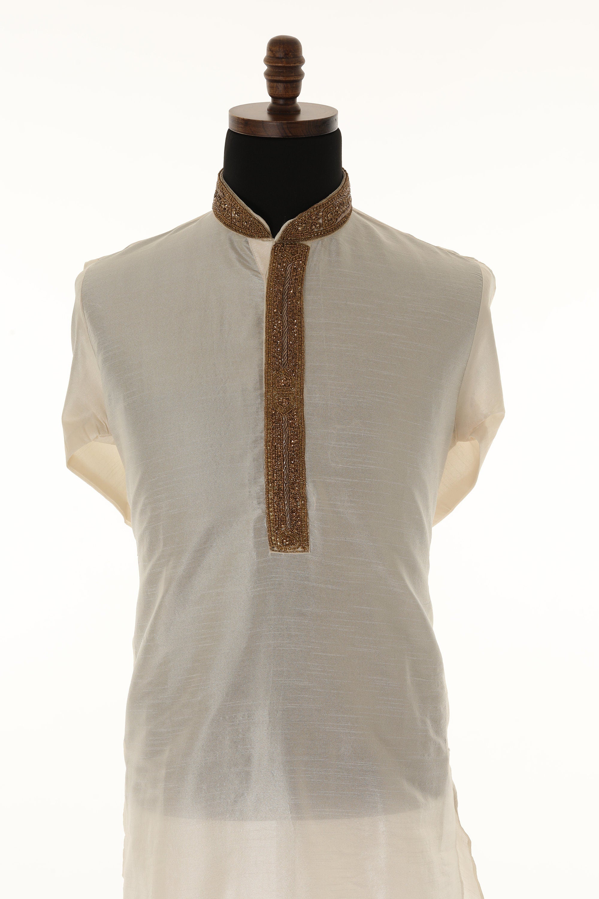 Men's Readymade Kurta Pajama In Rust color