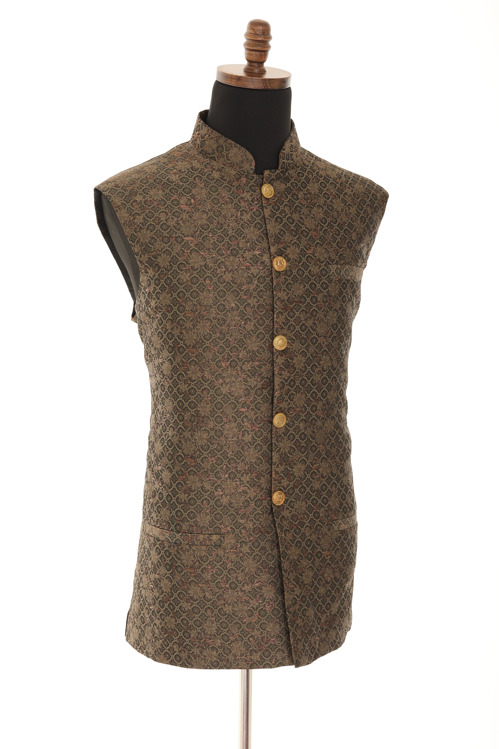 Men's Brown Nehru Jacket