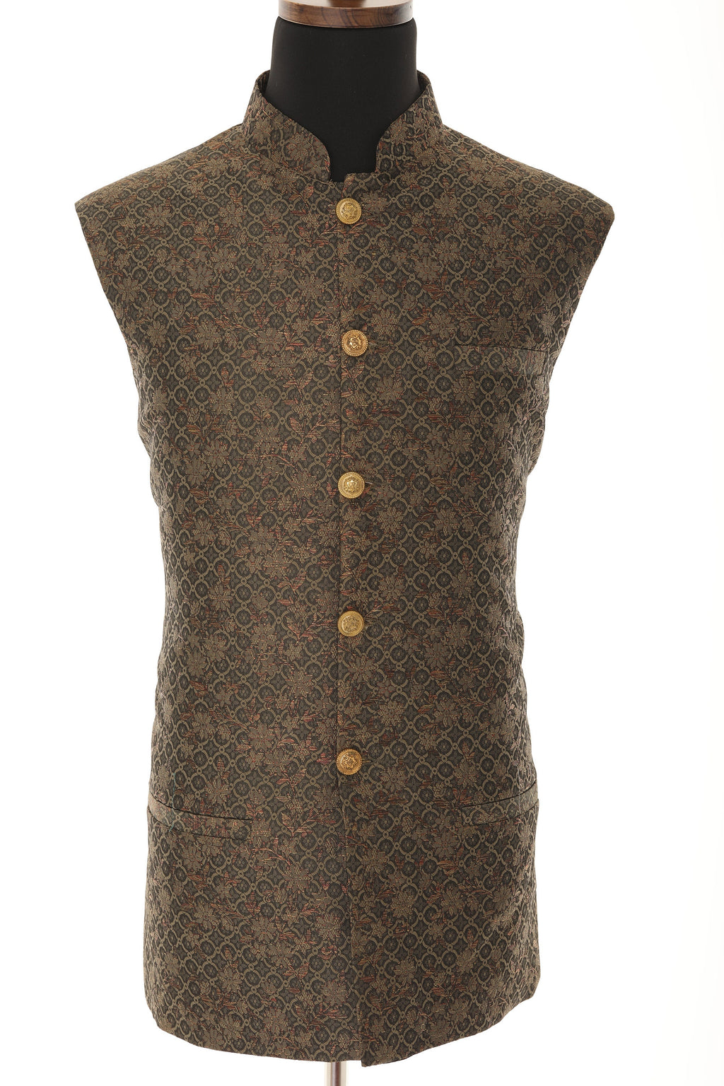 Men's Brown Nehru Jacket
