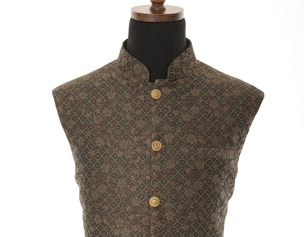 Men's Brown Nehru Jacket