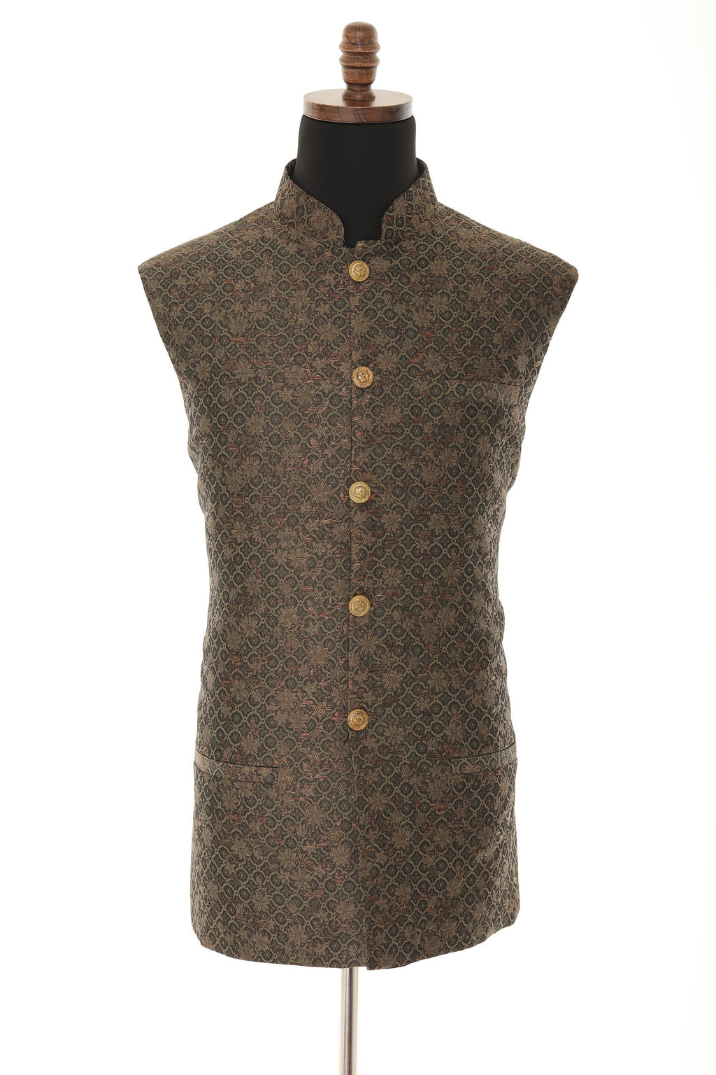 Men's Brown Nehru Jacket