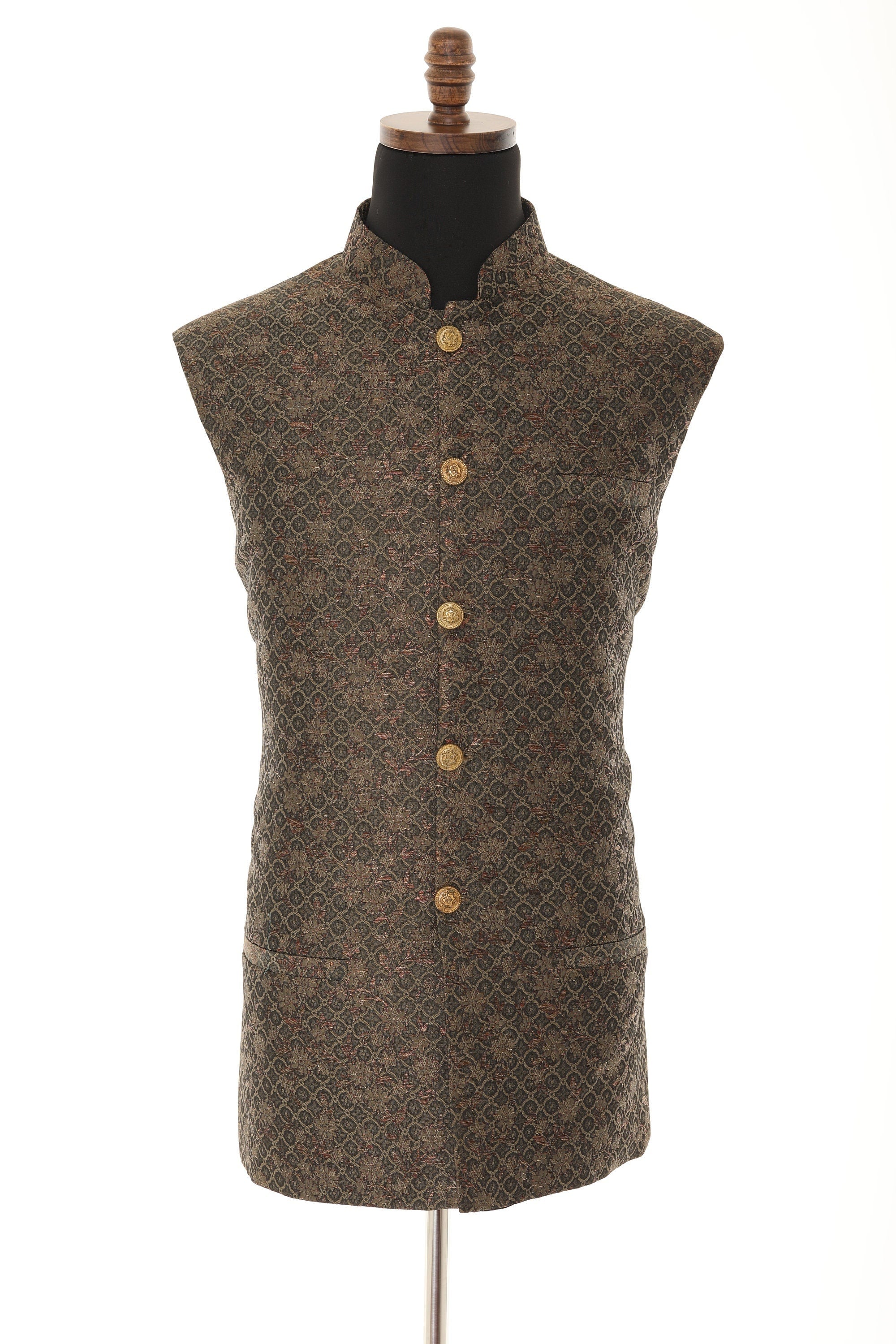 Men's Brown Nehru Jacket