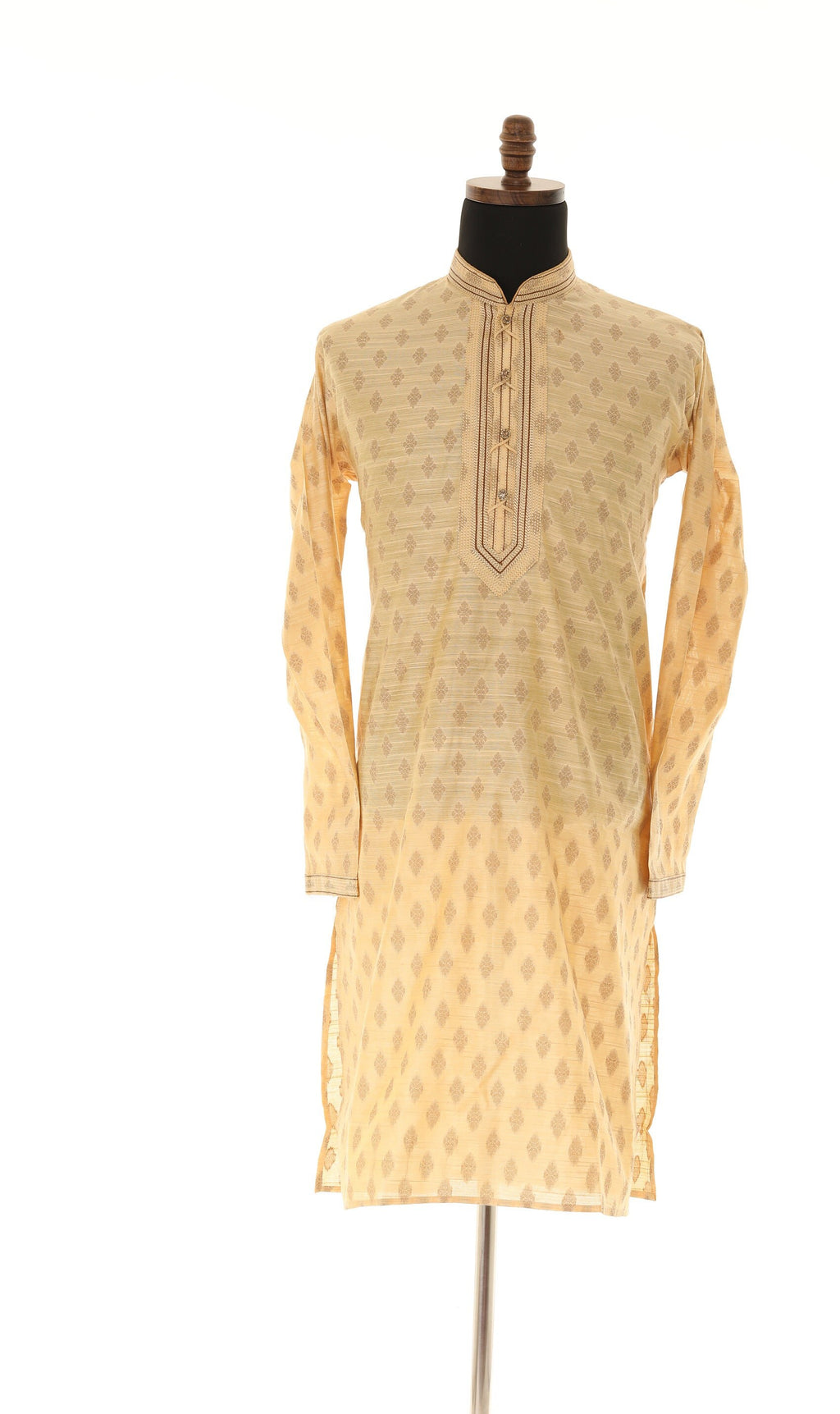 Men's Readymade Kurta Pajama In Beige