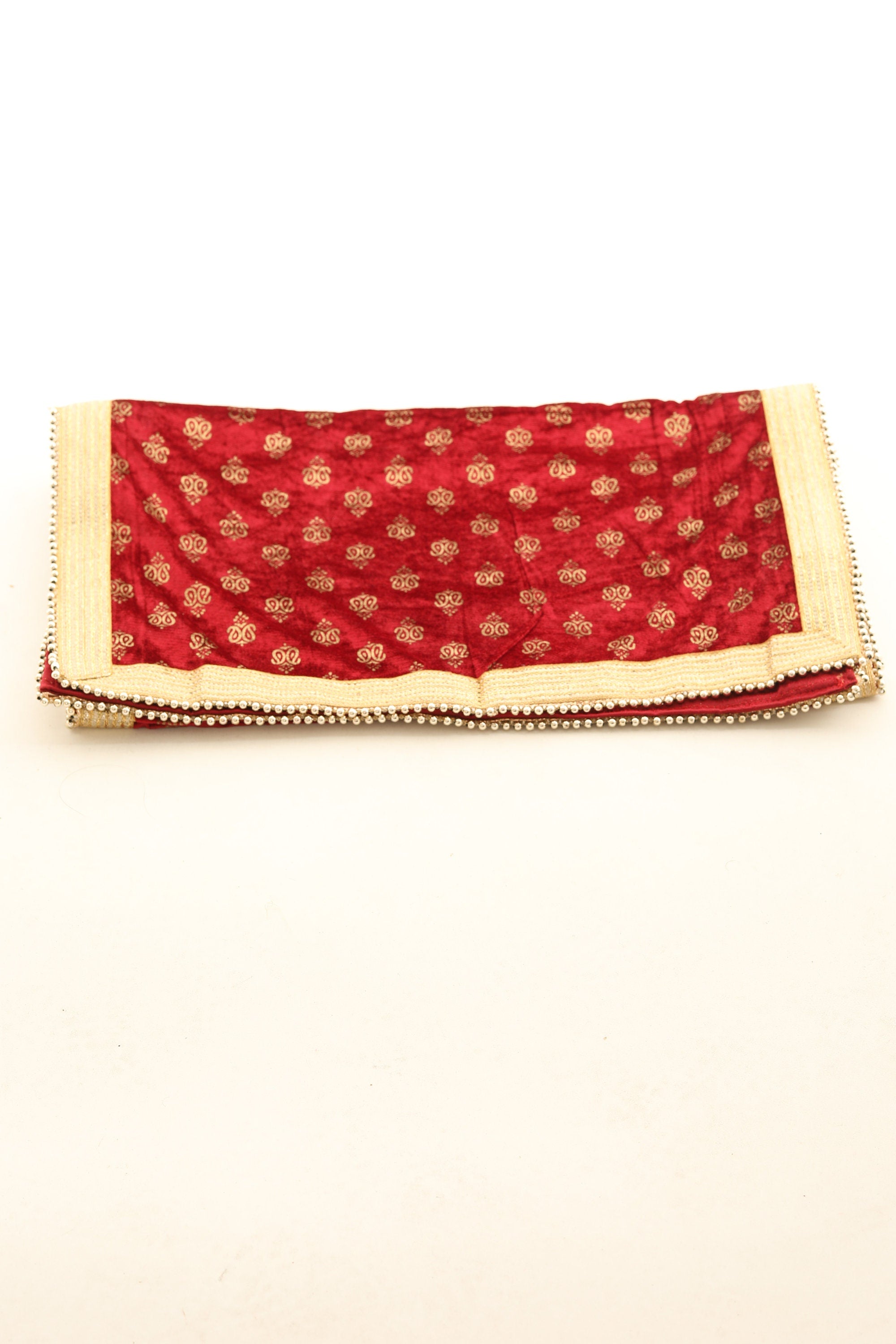Unisex Red Velvet Scarf