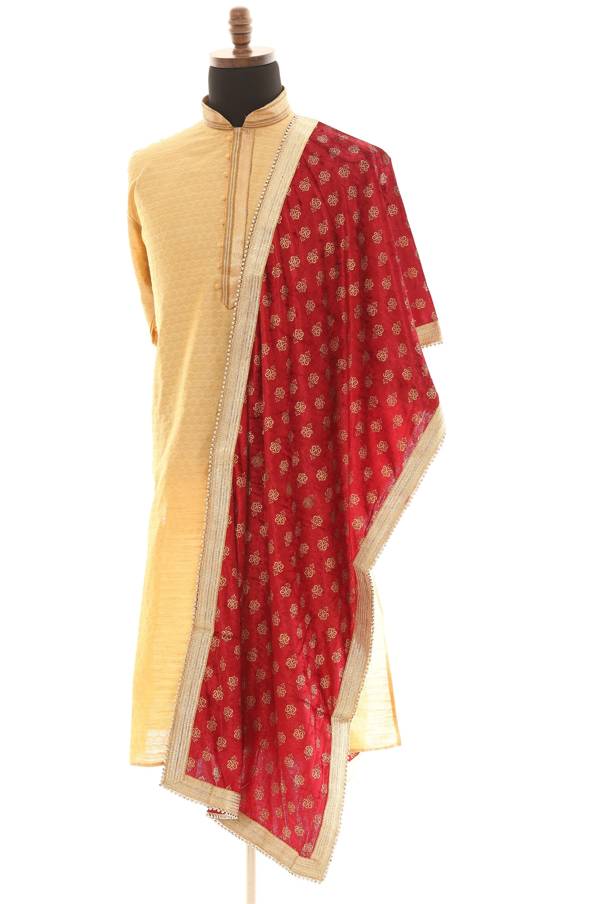 Unisex Red Velvet Scarf