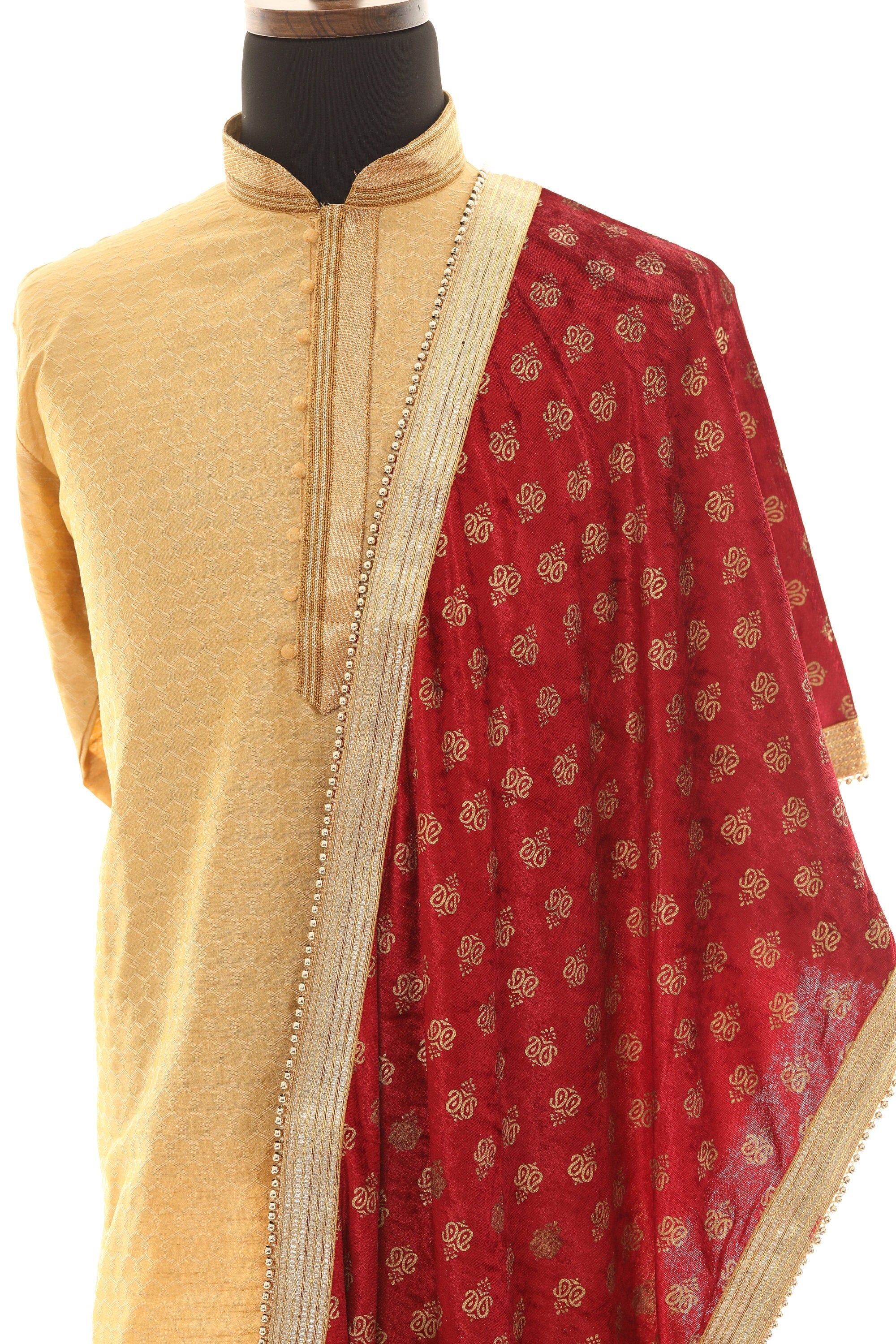 Unisex Red Velvet Scarf