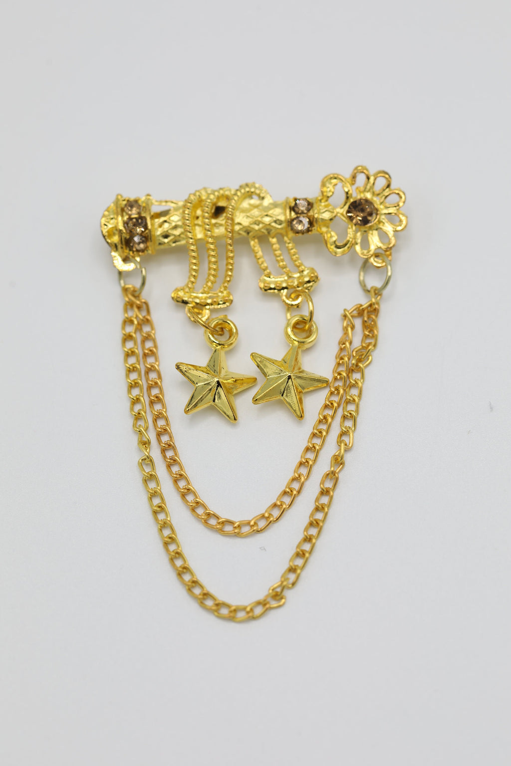 Men's Gold Brooch for Jackets and Sherwanis