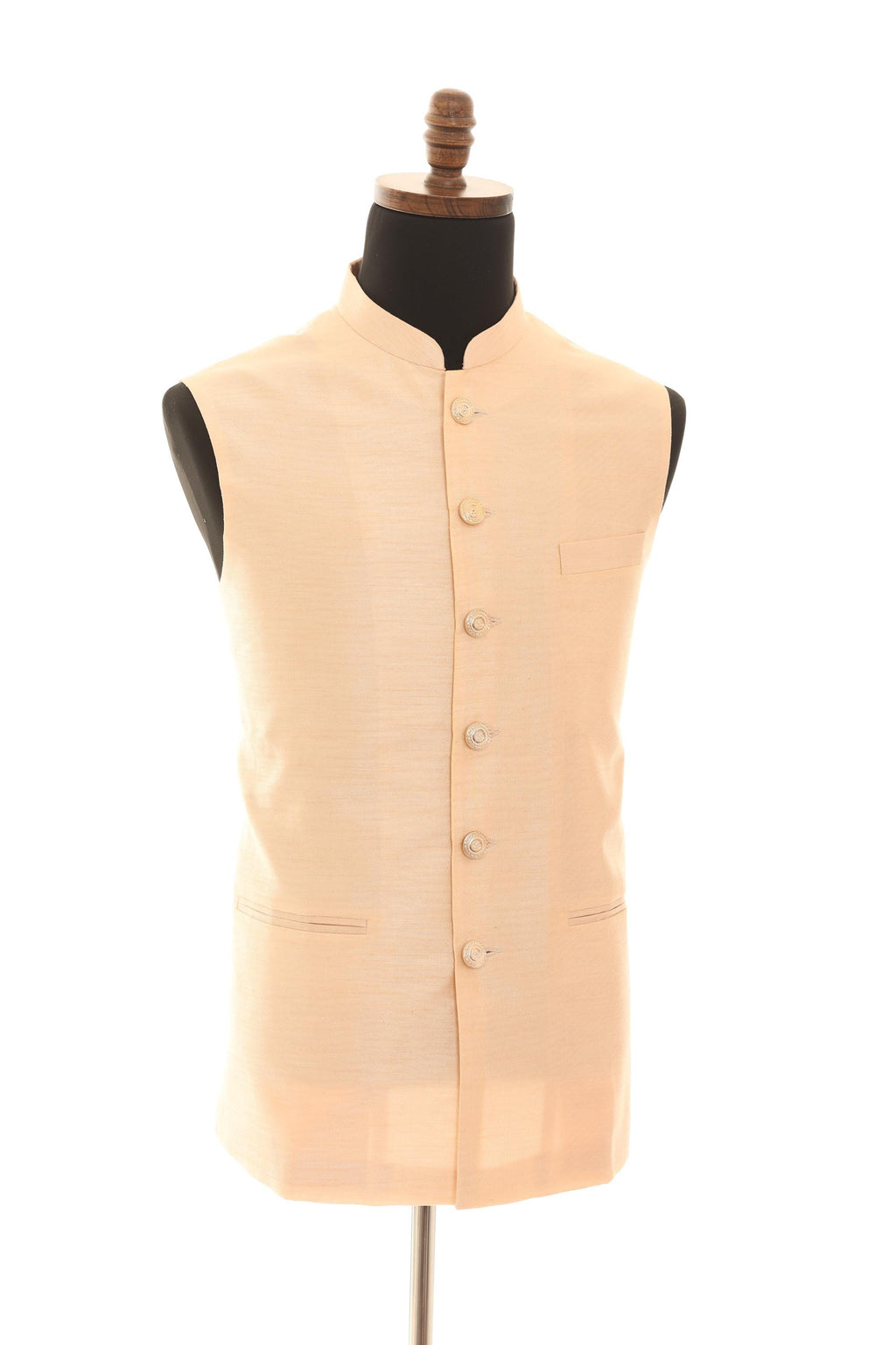 Mens Classic Beige Nehru Jacket