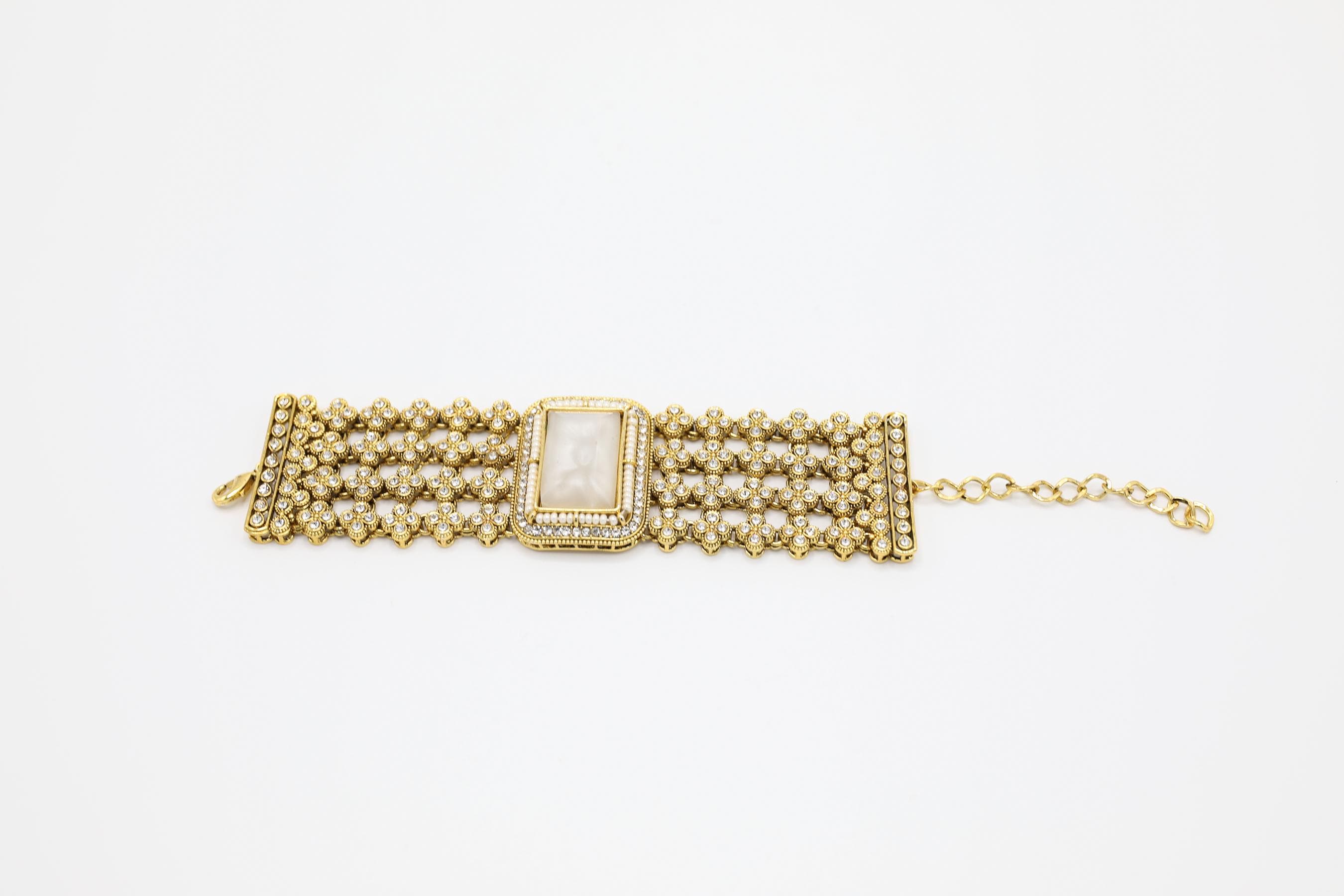 Gold Stone Unisex Bracelet